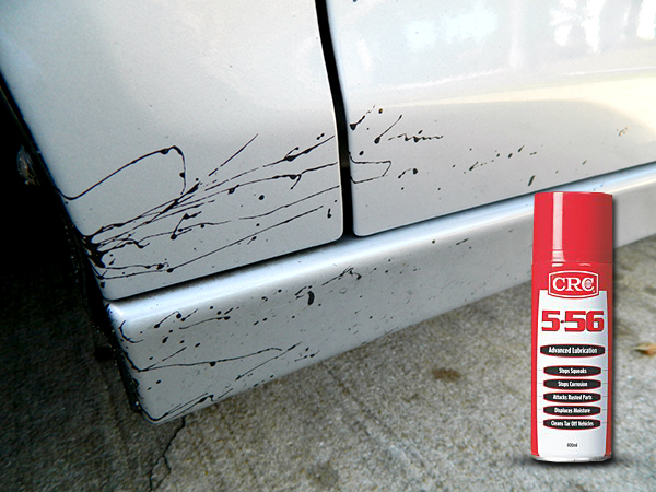 CRC 556 Tip: Stubborn Tar Removal