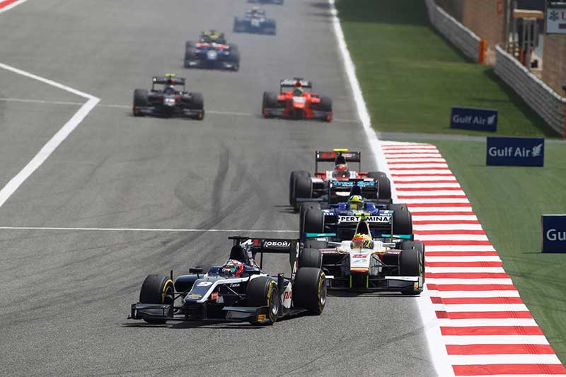 Mitch Evans off the pace in Bahrain GP2 opener