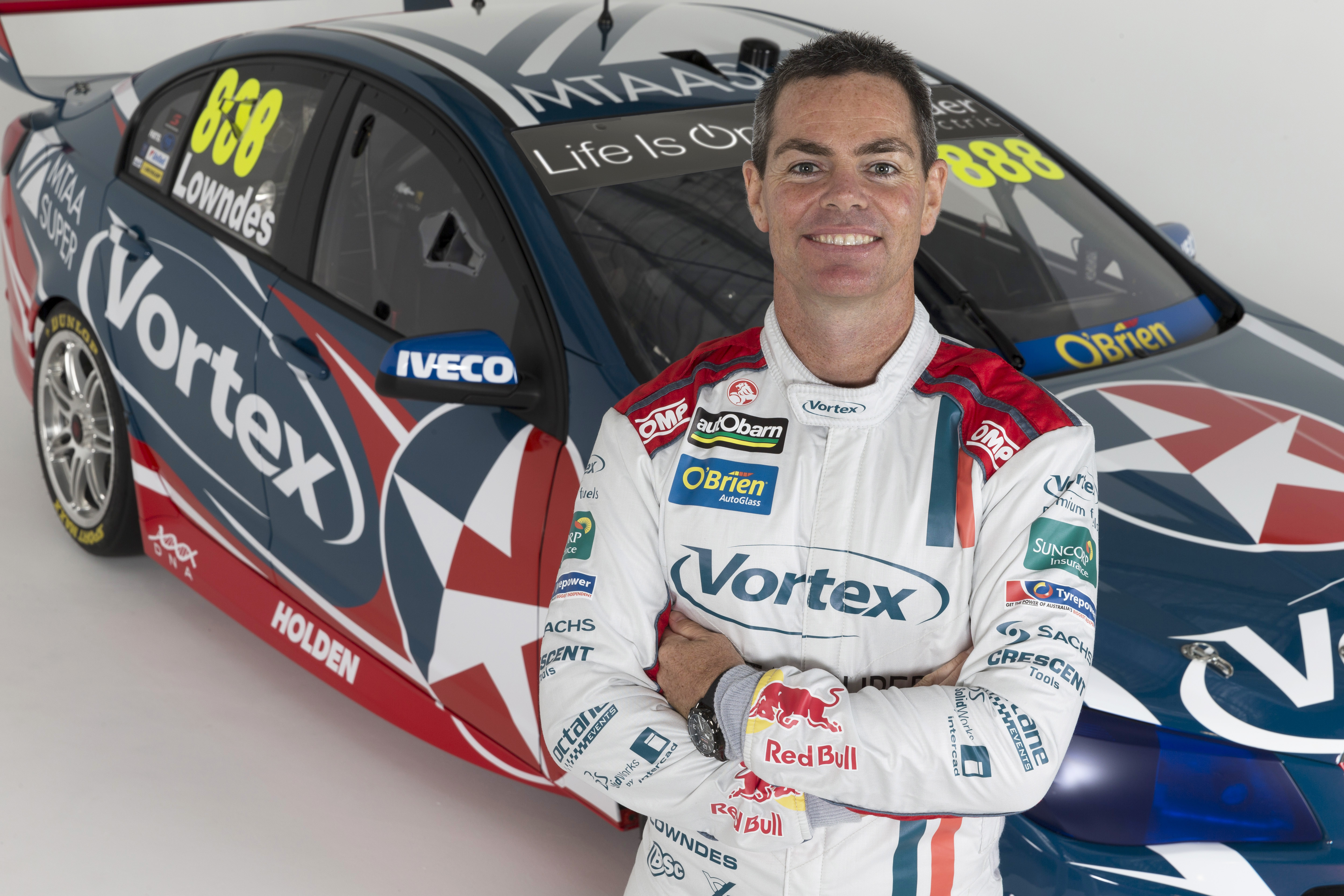 Lowndes unveils TeamVortex Holden