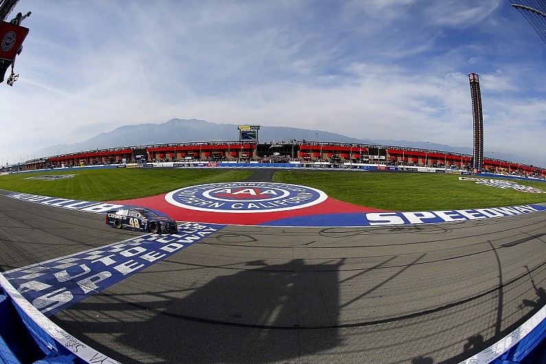 Johnson snatches overtime NASCAR win at Fontana