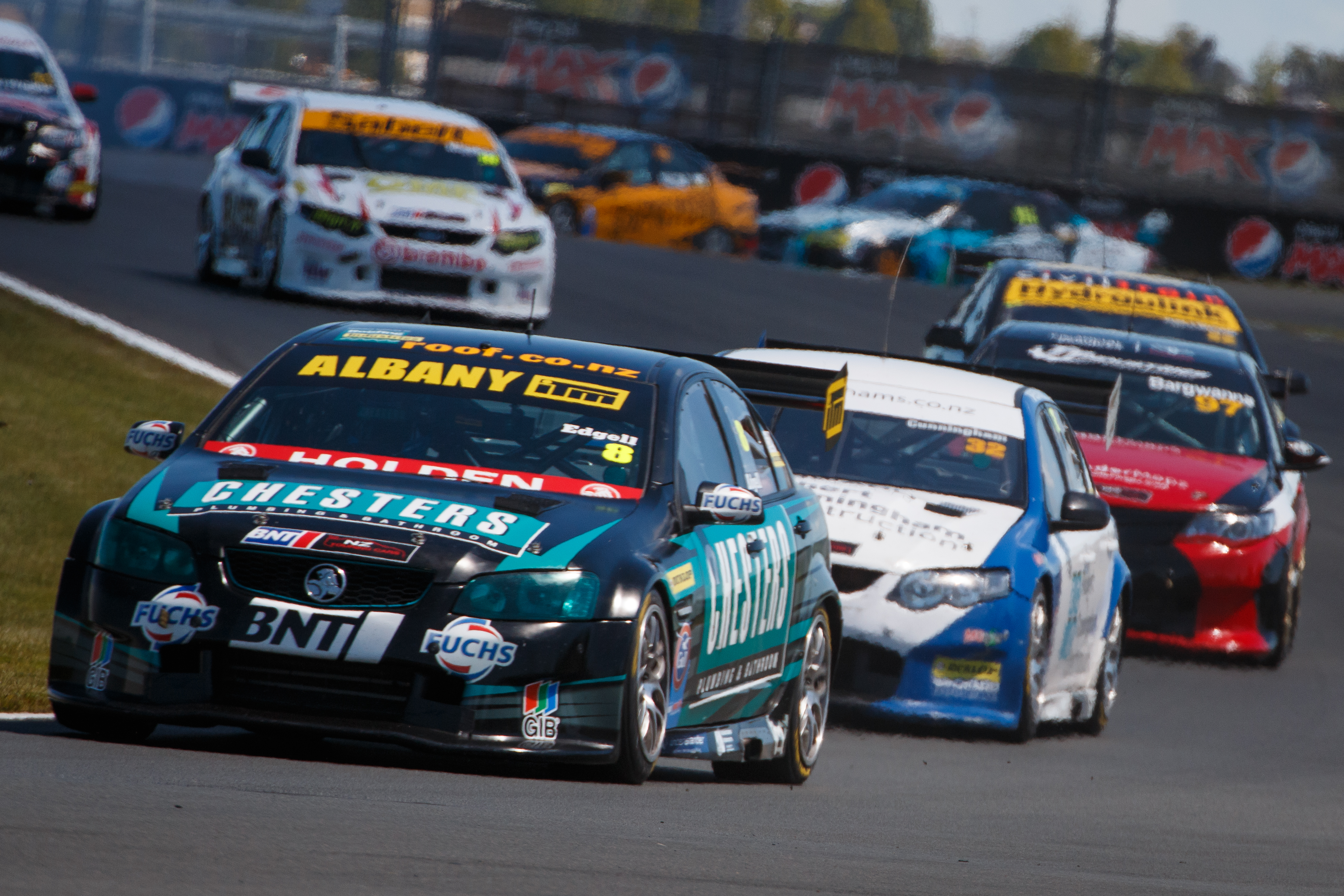 Bumper Field Set for BNT NZ Touring Car Finale