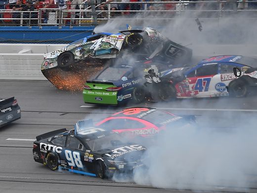 Talladega pandemonium was crazy even by NASCAR standards